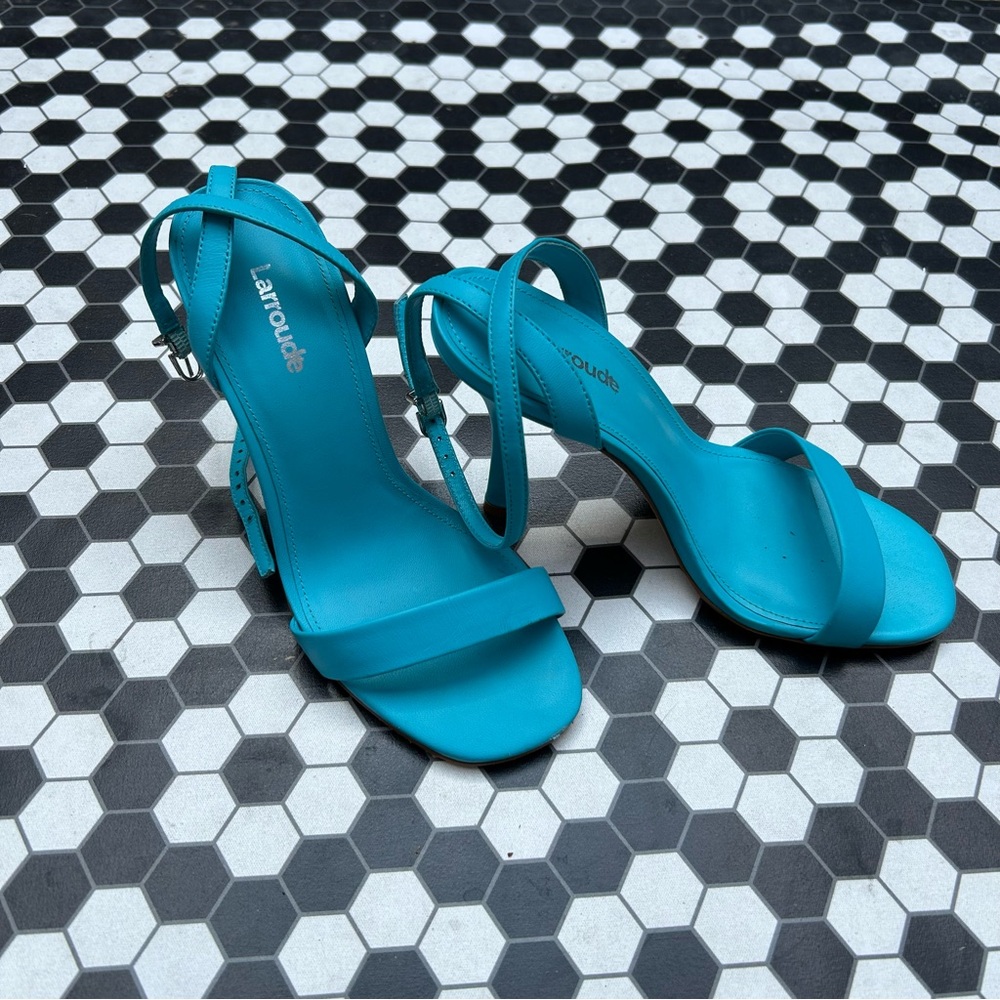 Larroude Vibrant Blue Heels